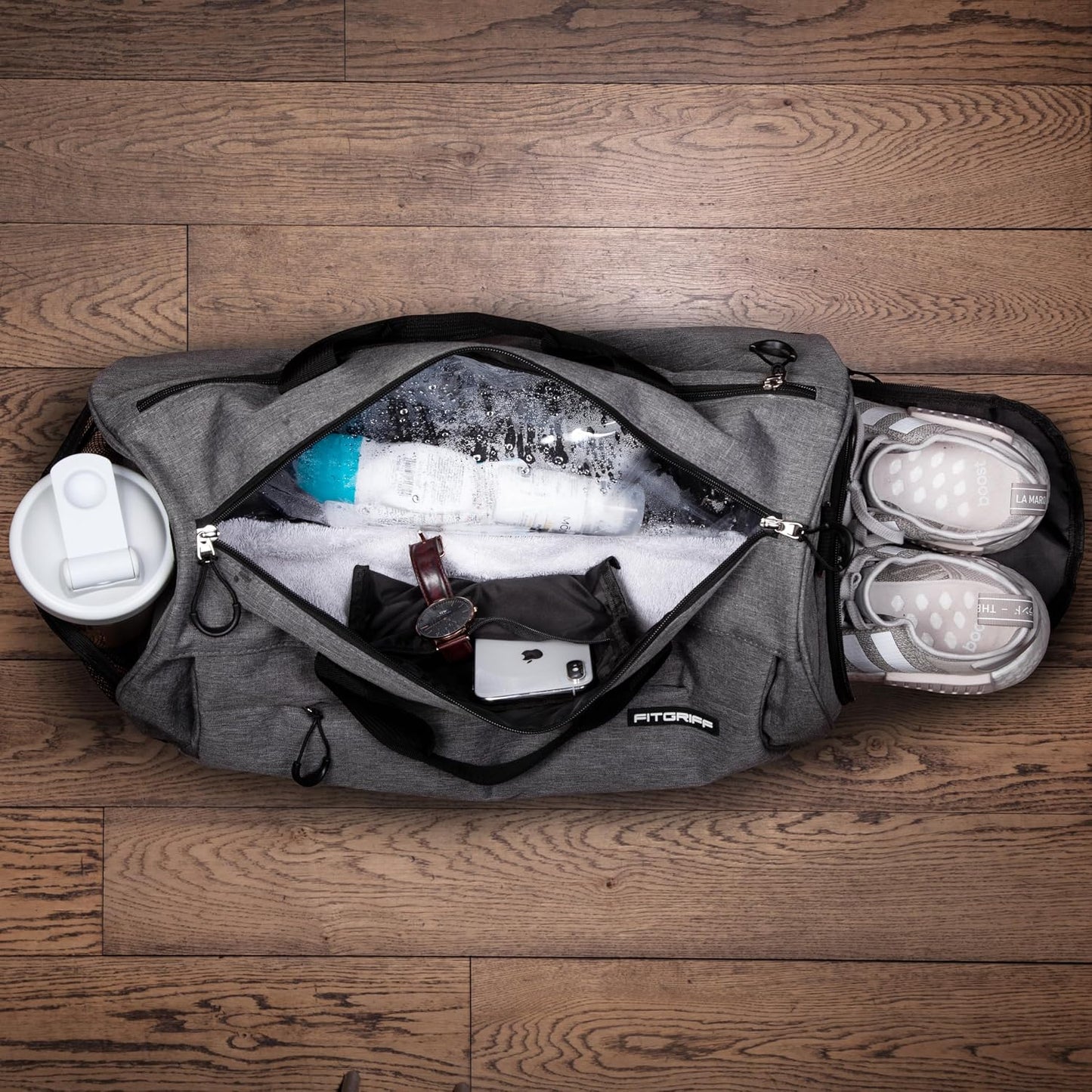 ® Gym Bag for Men & Women with Shoe & Wet Compartment - Duffle Bag for Travel, Sports, Fitness & Workout