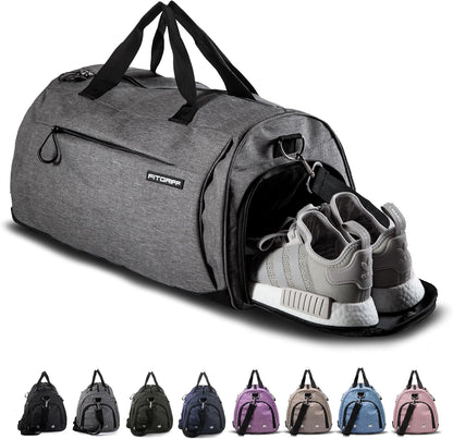 ® Gym Bag for Men & Women with Shoe & Wet Compartment - Duffle Bag for Travel, Sports, Fitness & Workout